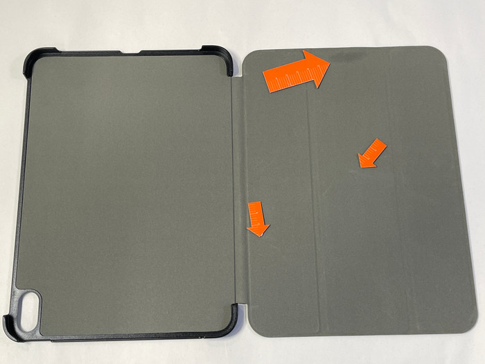 Just In Case Smart Tri-Fold Apple iPad (2025/2022) Book Case Blau 