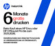 Jetzt mit HP Instant Ink 6 Monate gratis drucken