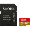 SanDisk microSDXC Extreme, 32 GB, 100 MB/s, CL10 + SD-Adapter