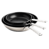 KitchenAid Stainless Steel Frying Pan Set 20 + 24 + 28cm