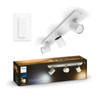 Philips Hue Runner 3-Spot Mounted Spot Light White Ambiance White + Dimmer