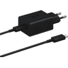 Samsung Super Fast Charging Ladegerät 45W + USB-C-Kabel 1,8 m Schwarz Kunststoff