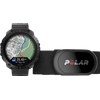 Polar Grit X 2 Pro Schwarz + HR Herzfrequenzmesser Brustgurt