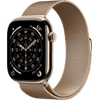 Apple Watch Series 11 5G 46 mm Titan Gold Milanaise Armband S/M