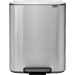 Brabantia Bo Pedal Bin 2 x 30 Liter Edelstahl Fingerprint Proof