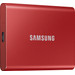 Samsung T7 Portable SSD 2TB Red - Duo Pack