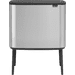 Brabantia Bo Touch Bin 11 + 23L Matte Steel Fingerprint Proof