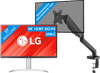 LG 27UP850K-W.AEU + BlueBuilt Monitorhalterung Gasfeder für 1 Monitor