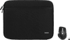BlueBuilt Laptophülle Breite 31 cm 13 Zoll M Schwarz + Maximus Maus