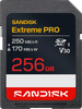 SANDISK Extreme PRO SDXC 256GB 170 MB/s