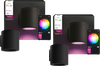 Philips Hue Muscari Wandstrahler Außenbereich Doppelpack