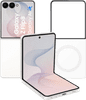Samsung Galaxy Z Flip 8 512GB White 5G + Samsung Back Cover with Magnet Transparent