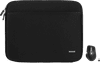 BlueBuilt Laptophülle Breite 41 cm 17 Zoll M Schwarz + Maximus Maus
