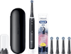 Oral-B iO 5N Schwarz + 4 Aufsteckbürsten für empfindliches Zahnfleisch