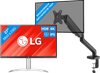 LG 27UP83AK-W + BlueBuilt Monitorhalterung Gasfeder für 1 Monitor