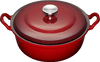 Le Creuset Faitout Bräter 24 cm Kirschrot