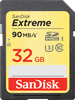 Sandisk SDHC Extreme 32GB 90MB/s Class 10