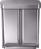 Simplehuman Rectangular Liner Pocket 24L + 34L Stainless Steel