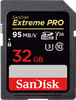 Sandisk SDHC Extreme Pro, 32 GB, 95 MB/s, Class 10