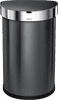 Simplehuman Semi Round Sensor Liner Pocket 45 Liter Schwarz