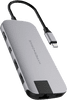 Hyper Slim USB-C 8 in 1 Dockingstation Space Grau