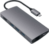 Satechi USB-C-auf-USB-A, Ethernet und HDMI-Dockingstation Space Grey