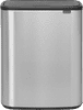 Brabantia Bo Touch Bin 60L Stainless Steel Fingerprint-Proof