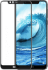 Azuri Nokia 5.1 Plus Panzerglas Schwarz