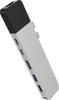Hyper USB-C zu HDMI, Ethernet und USB-A Dockingstation Silber