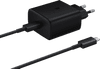 Samsung Super Fast Charging Ladegerät 45W + USB-C zu USB-C-Kabel 1 m Schwarz