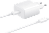 Samsung Super Fast Charging Charger 45W + USB-C to USB-C Cable 1m White