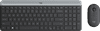Logitech MK470 Slim kabellose Tastatur und Maus Grau QWERTZ