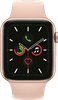Apple Watch Series 5 44mm Gold Aluminium Rosa Sportarmband