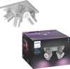 Philips Hue Argenta 4-Spot White and Color Aluminum