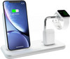 ZENS Kabellose Ladegerät 10 W mit Ständer und AirPods Dockingstation + Watch Stand Weiß
