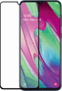 Azuri Tempered Glass Samsung Galaxy A40 Screen Protector Glass Black