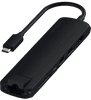 Satechi Typ C Smart Multi-Port Ethernet Adapter Schwarz