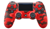 Sony DualShock 4 Controller PS4 V2 Red Camo
