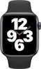 Apple Watch SE 44mm Space Gray Aluminum Black Sport Band