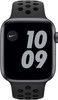 Apple Watch Nike SE 44mm Space Gray Aluminum Black Sport Band