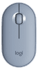 Logitech Pebble M350 Kabellose Maus Blau