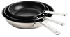 KitchenAid Stainless Steel Frying Pan Set 20 + 24 + 28cm