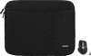 BlueBuilt Laptop Sleeve width 40 cm 17 inch Black + Maximus Mouse