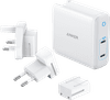Anker PowerPort Atom III Duo Ladegerät ohne Kabel 2 USB-Ports 60 W Power Delivery