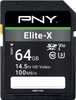 PNY Elite-X SDXC Memory Card 64GB 100MB/s