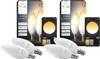 Philips Hue Kerzenlampe White Ambiance E14 4er-Pack