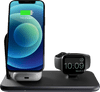 ZENS 3-in-1 Kabelloses Ladegerät 10 W mit Ständer und MagSafe Magnet Schwarz