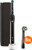 Oral-B PRO 2 2500 Schwarz + CrossAction-Aufsteckbürsten (8 Stück)