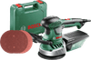 Bosch PEX 400 AE + Bosch Schleifscheibe 125 mm K80, K120, K240 (25x)