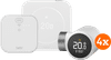 tado Kabelgebundenes Smart-Thermostat X Multiroom Starterset 2. Generation (4 Thermostatköpfe)